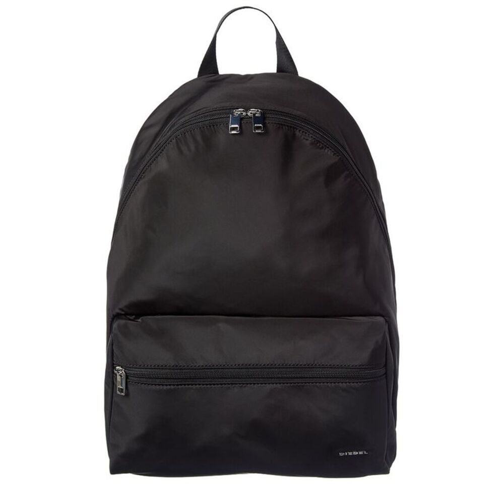 Diesel Logo Basic Letter Backpack, Black